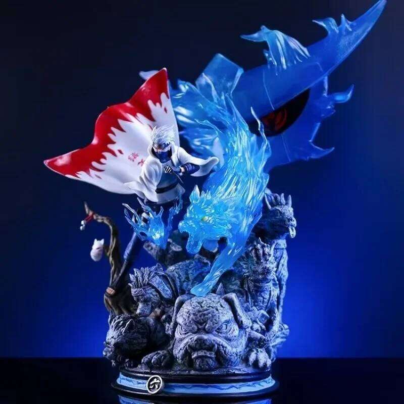 28cm Pvc Naruto Gk Anime action Hatake Kakashi toy Figure Statue Ornament Collection Model Decora Figurine Christmas gift Z260129