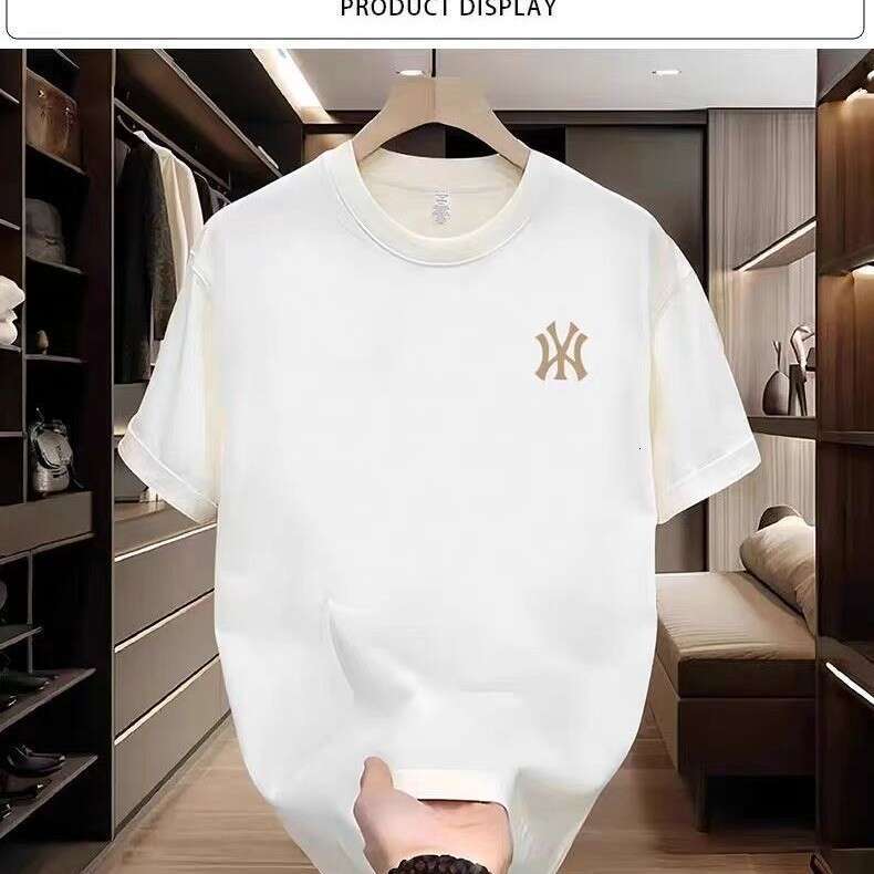 Chinese Style Trend Brand Summer Short Sleeve Men Printed Crew Neck Tee Youth Loose Base Shirt T-Shirt Luanyun