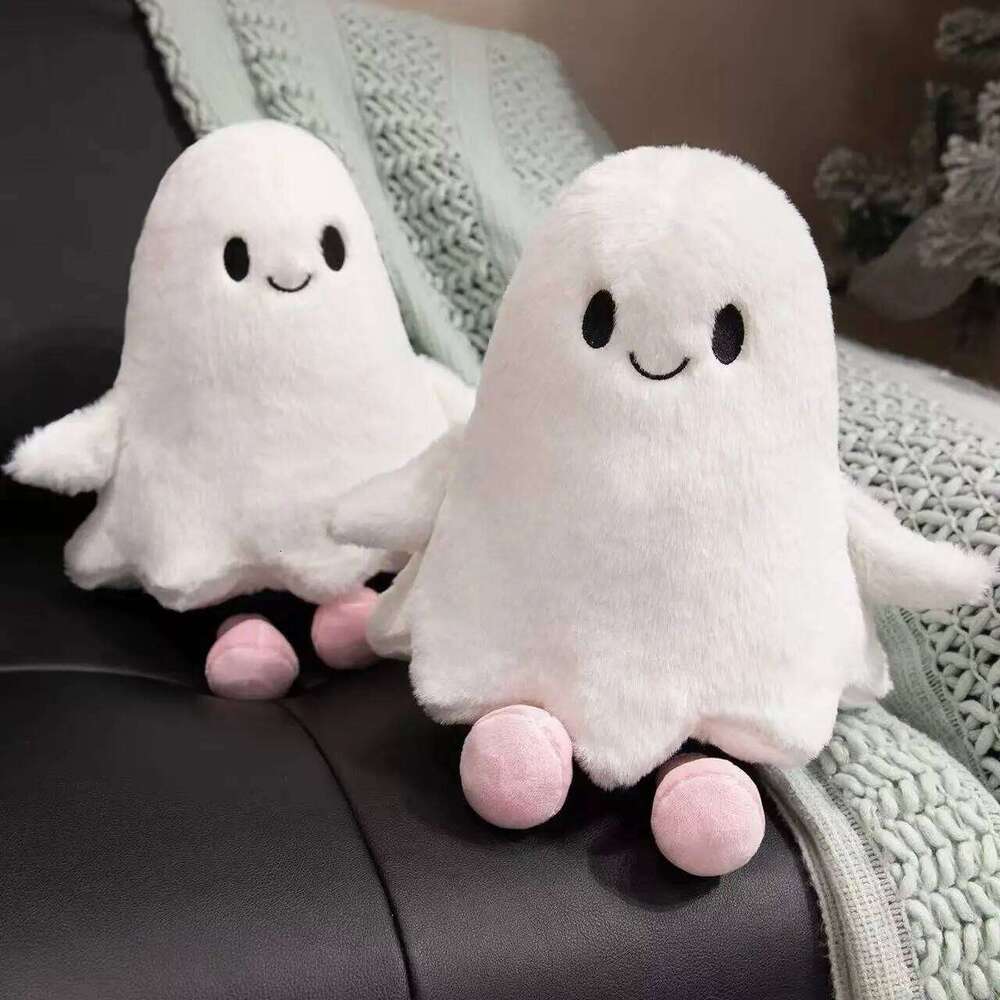 Latest Halloween Ghost Pumpkin Stuffed Plush Toy Handmade Cartoon Anime Cute Birthday Gift for Friends Fun Doll Y260128