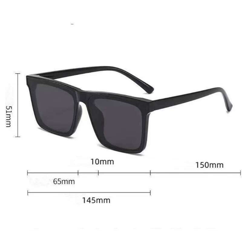 Fashion Women Square Sunglasses Men Vintage Rectangle Sun Glasses Summer Outdoor Leisure Shades Eyewear UV400 Oculos De Sol H260129