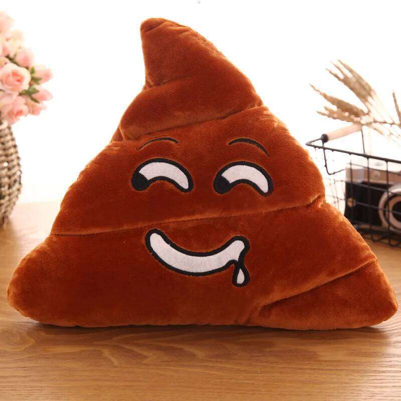 Wholesale cartoon new expression poo plush toys cute quirky funny poop cushion Y260128