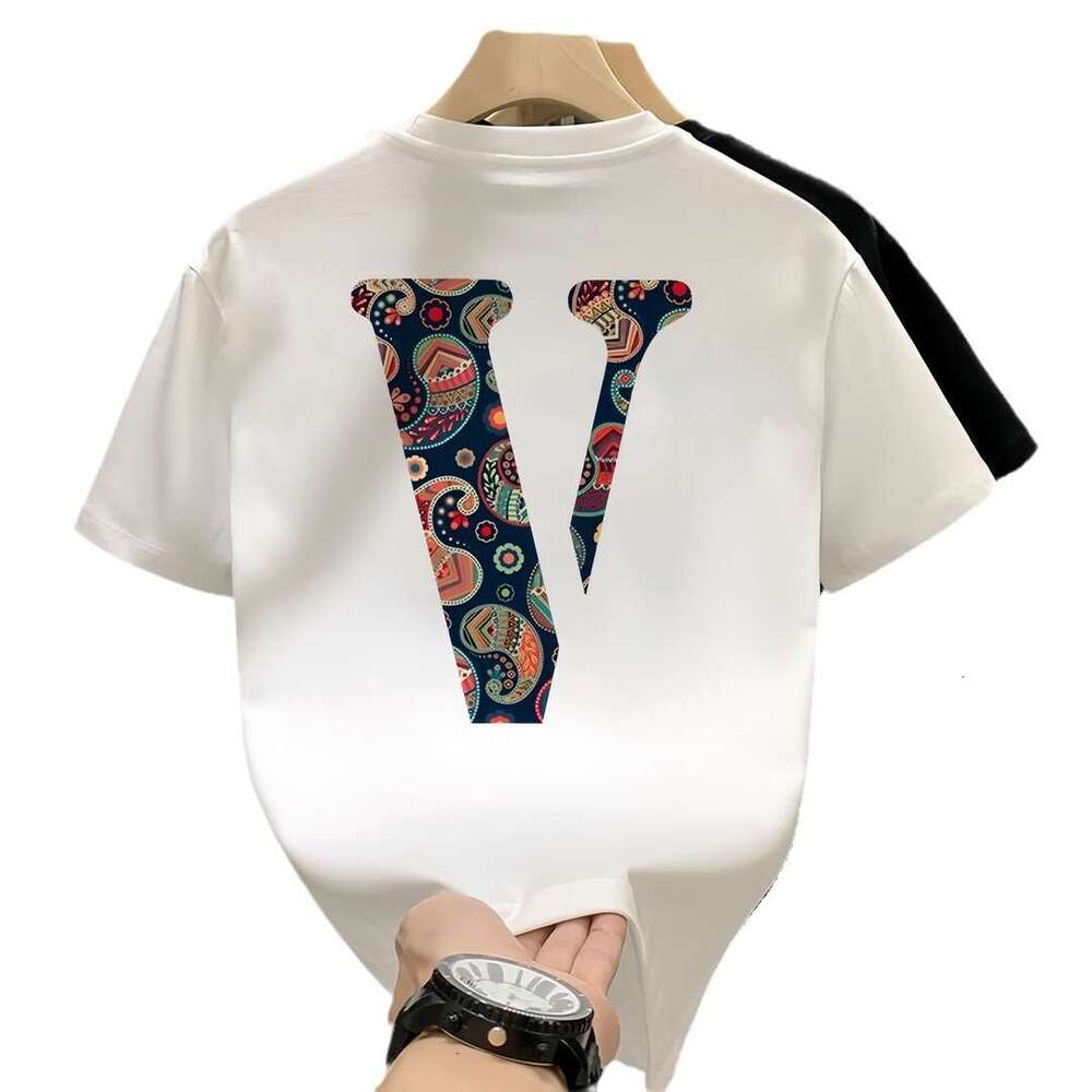 Summer Heavyweight Pure Cotton Versatile Trendy Men's Short T-Shirt Crew Neck Casual Fashion Half Sleeve Tee Shirt