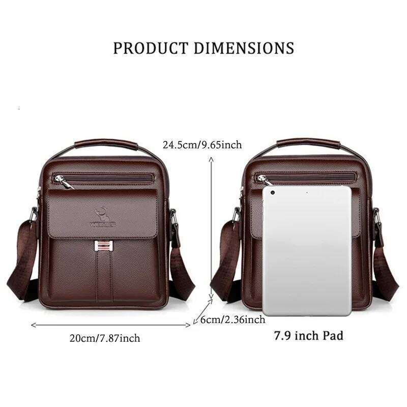High Quality Shoulder Men PU Leather Flaps Men's Crossbody Bags Business Flap Male Solid Messenger Travel Bag XJ260129