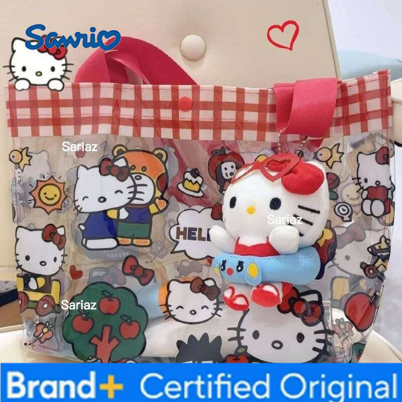 Sanrio peripheral HelloKitty drawstring ties storage travel children's hanging bag birthday gift H260129
