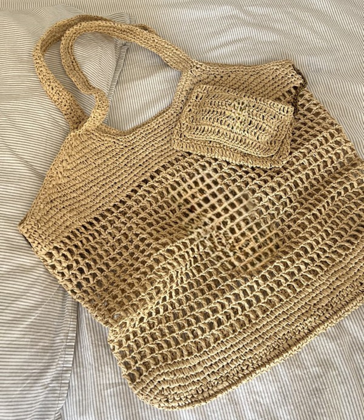 Beach Bag Designer Bag Tote bag Straw Bag Big Capacity Travel Shopping bag women Handbags Hollow Out Shoulder bags Vacation with Purse black