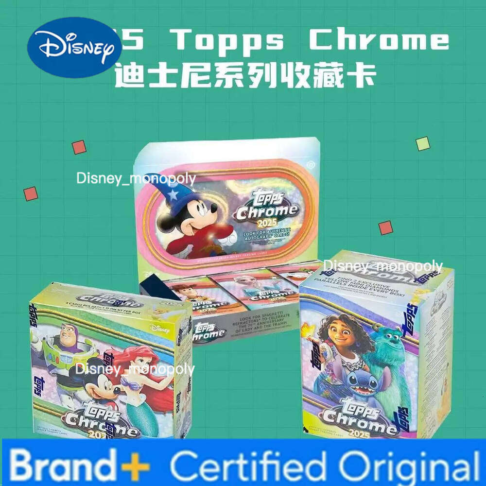 Disney 2025 Topps Chrome Deluxe Blind Box - Mickey Lion King Iconic & Elsa Premium Signature Trading Card H260129 H260129