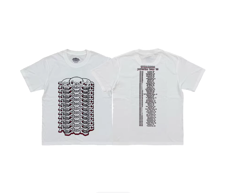 Men's T Shirts OsamaSon Psykotic Tour Mech T-Shirts FlexMusix Total FLEXXX FANTASIES Summer Luxury Cotton Hip-hop Classic Fashion Style Men '