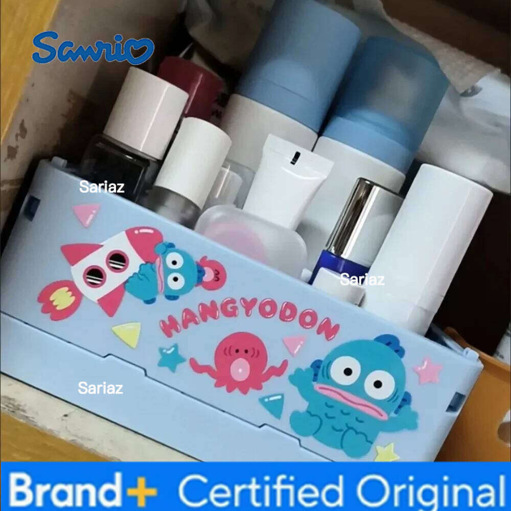 Sanrio Hangyodon Foldable Fashion Delicate Personality Desktop Storage New Cute Cartoon Printing Pattern Box Gifts H260129