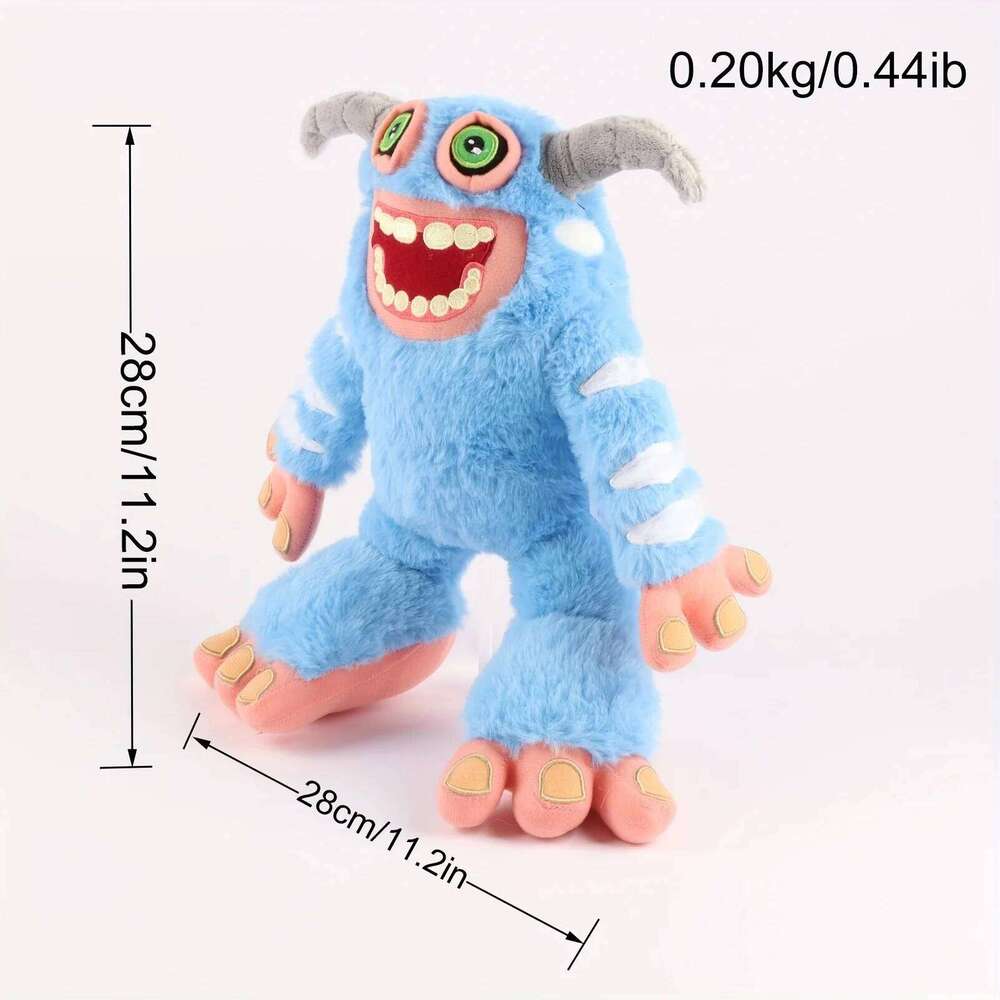 28cm/11.2in Plush Rare Mammott Plushies Funny Horror Game Monster Toys Soft Stuffed Animal Birthday Christmas Gift Y260128