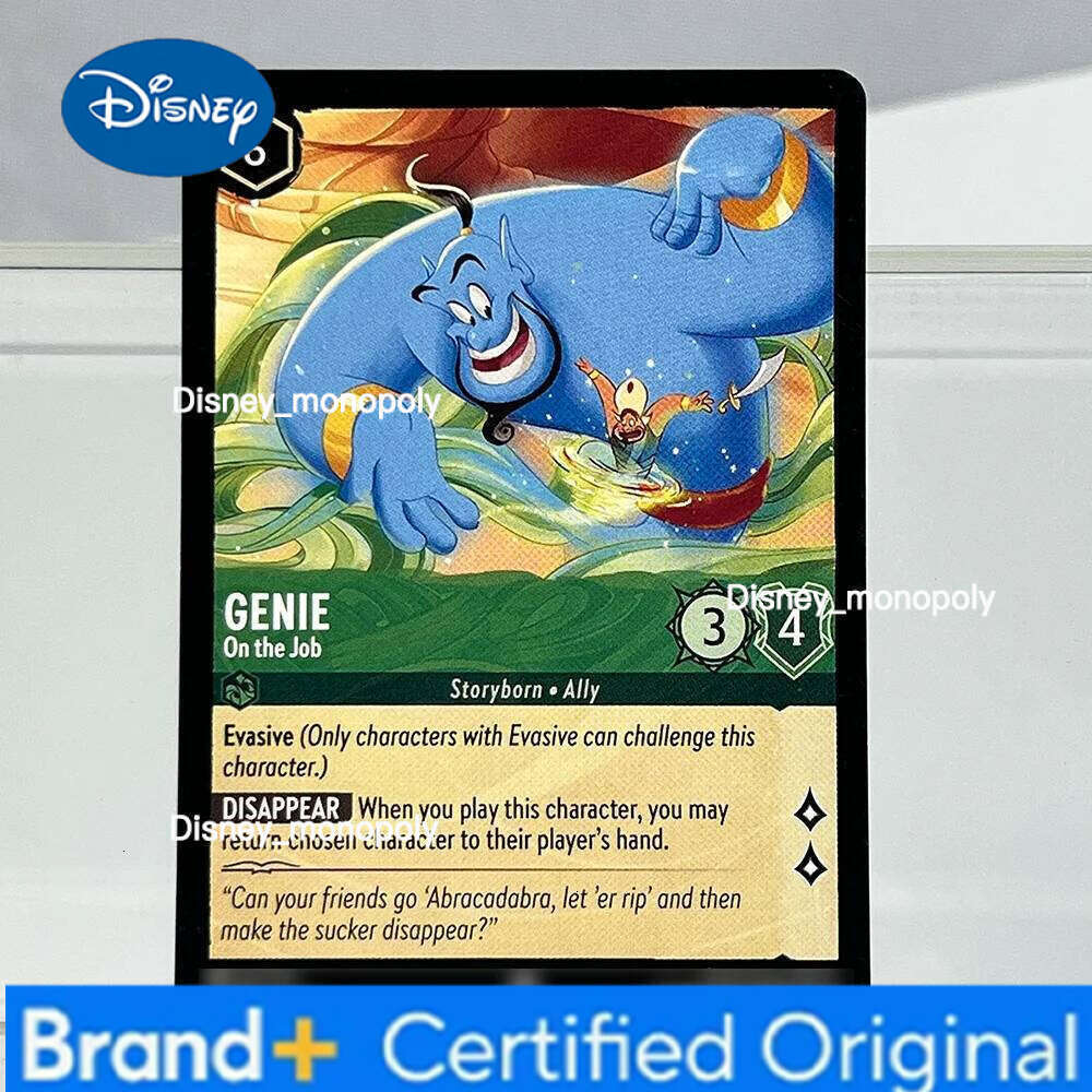 Disney Lorcana Proxy Games Mickey Mouse Stitch Aladdin Genie Top Quality PTCG Game Cards English Version Chapter1/5/6/7 H260129