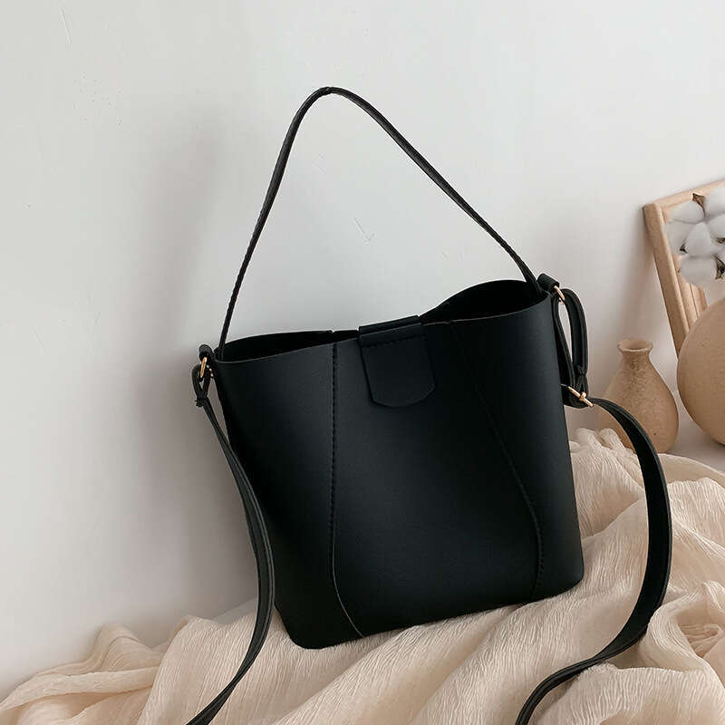 Bag Woman 2025 New Style Simple and Fresh Single Shoulder Bag Women's Bag Crossbody Bucket Bag S260129