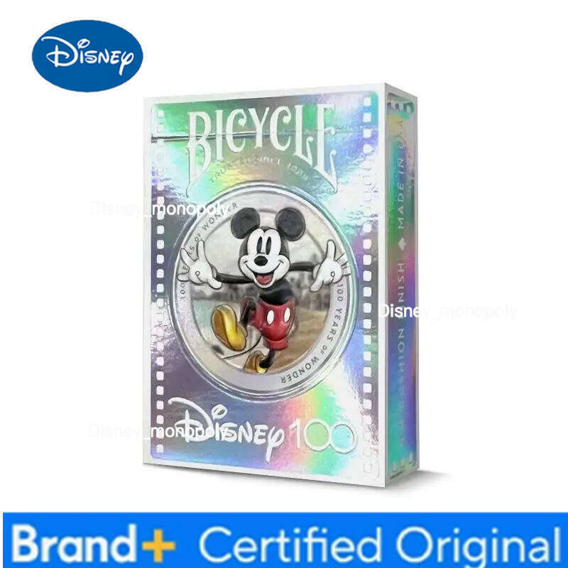 Disney New cartoon cute Mickey Mouse laser playing creative personality family party entertainment toys flower cut cards H260129