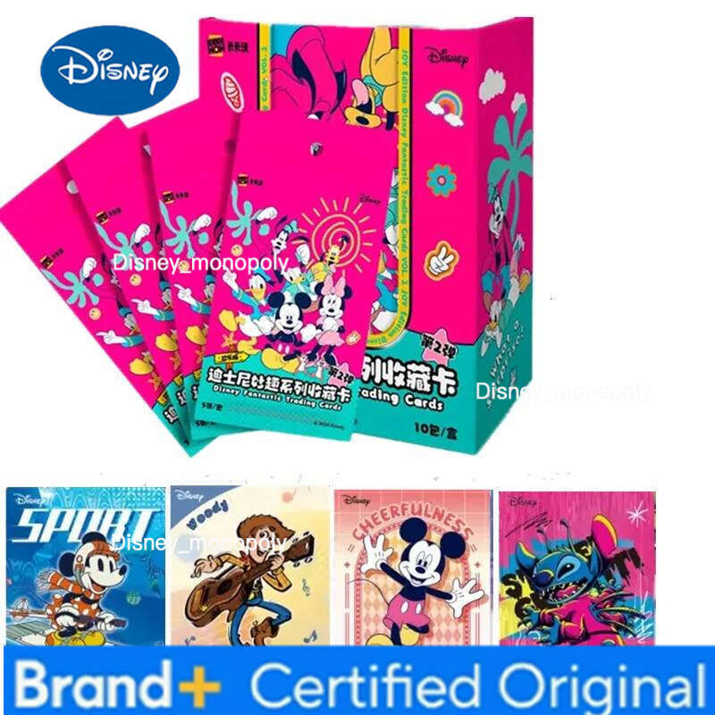 Disney KAKAWOW Original Joy Edition Happy Version Cards Genuine Cartoon Art Series Trading Collection Card Children Gift H260129