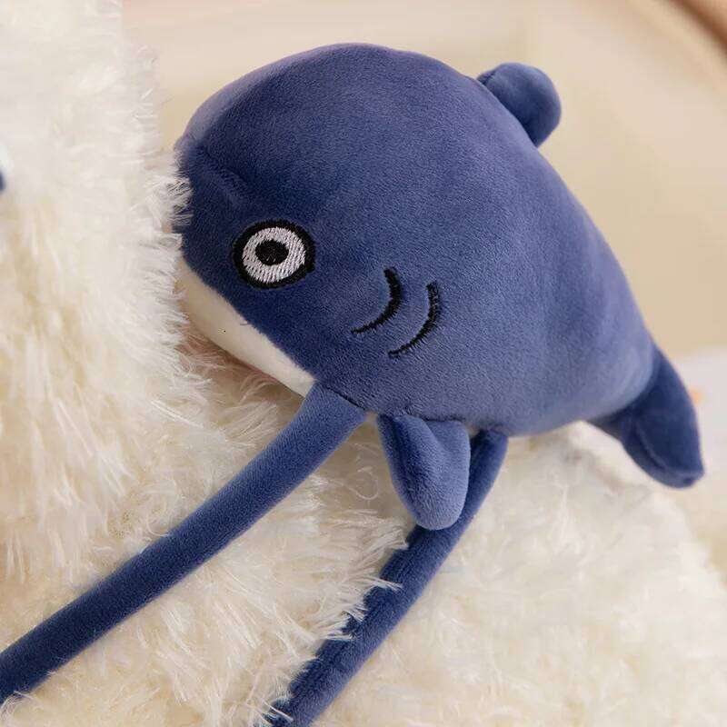 Puppy plush toy back shark West Highlands kids gift ragdoll machine redemption doll pillow Y260128