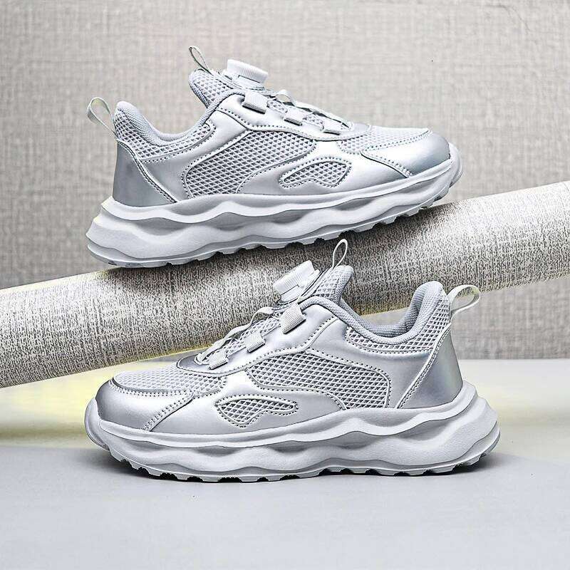 Children Sports 2025 New Mesh Breathable Casual Autumn Outdoor Jogging Shoes Boys Teendy Running Sneakers for Kids Y260128