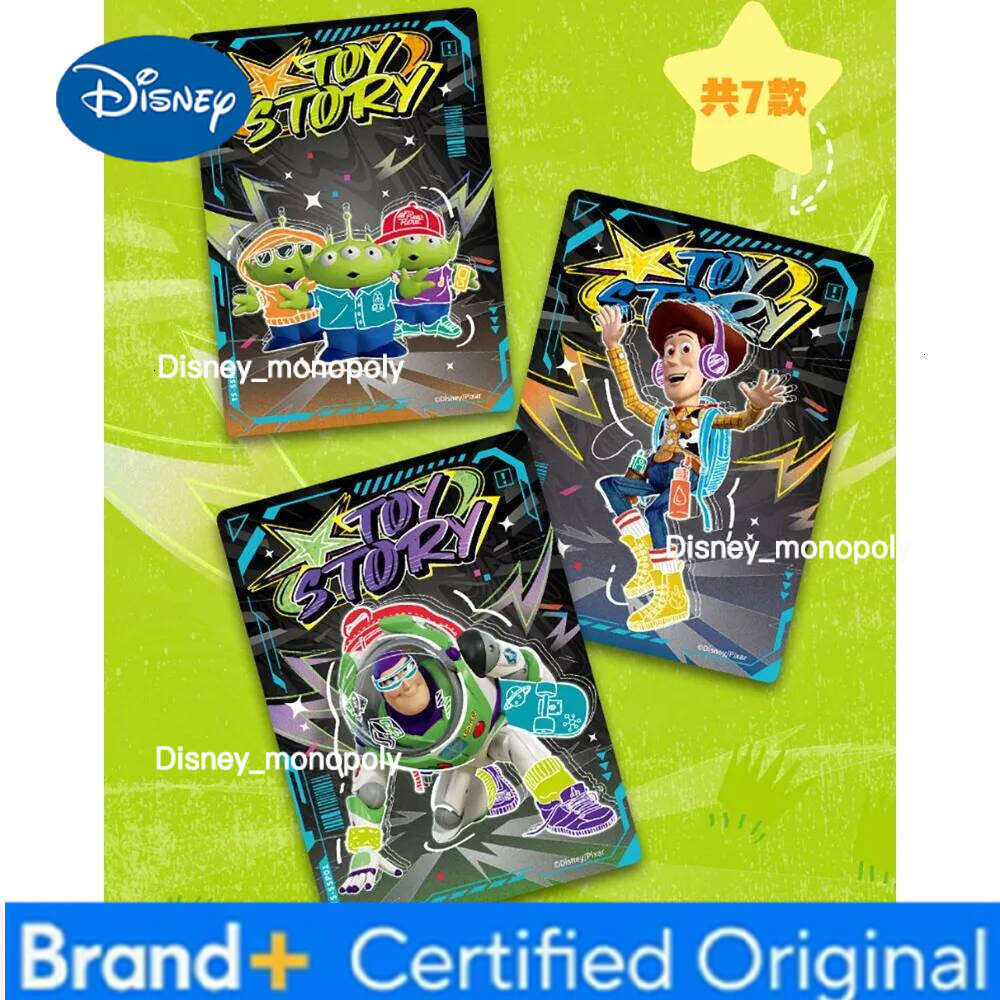 Disney CARD.FUN Genuine Toy Story Collection Classic IP Roles High Quality Advanced Retro Poster Cards Gifts for Friends H260129