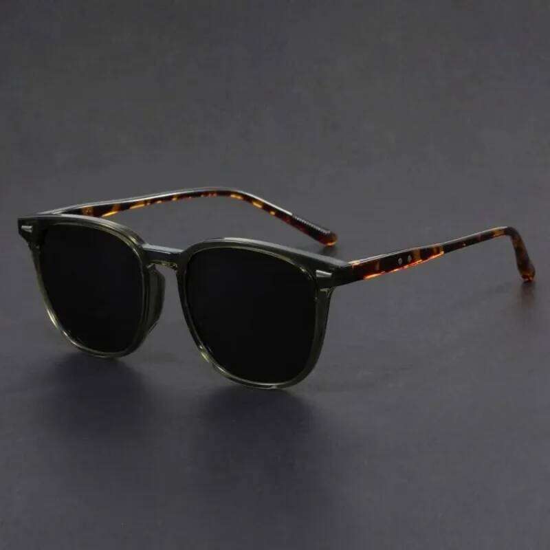 New Male And Female Ultralight Round Sunglasses Driving Fishing UV Polarized Fashion Sun UV400 Glasses H260129