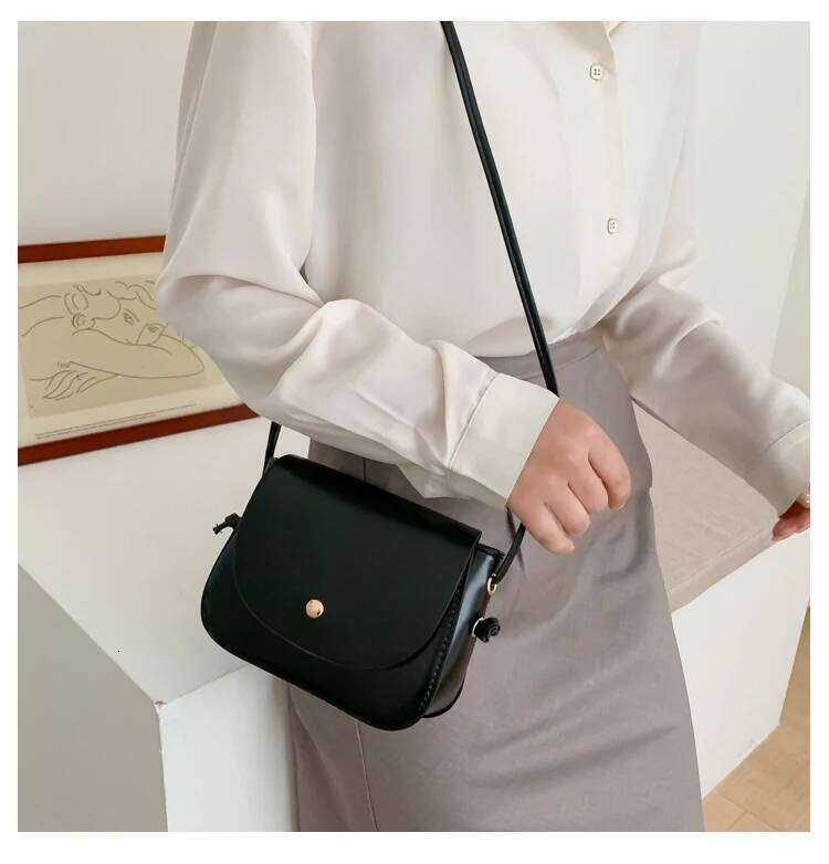 New Arrival Women Simple Shoulder Bag Candy Color PU Leather Ladies Small Square Crossbody Bags Female Handbags Torebki Damskie XJ260129