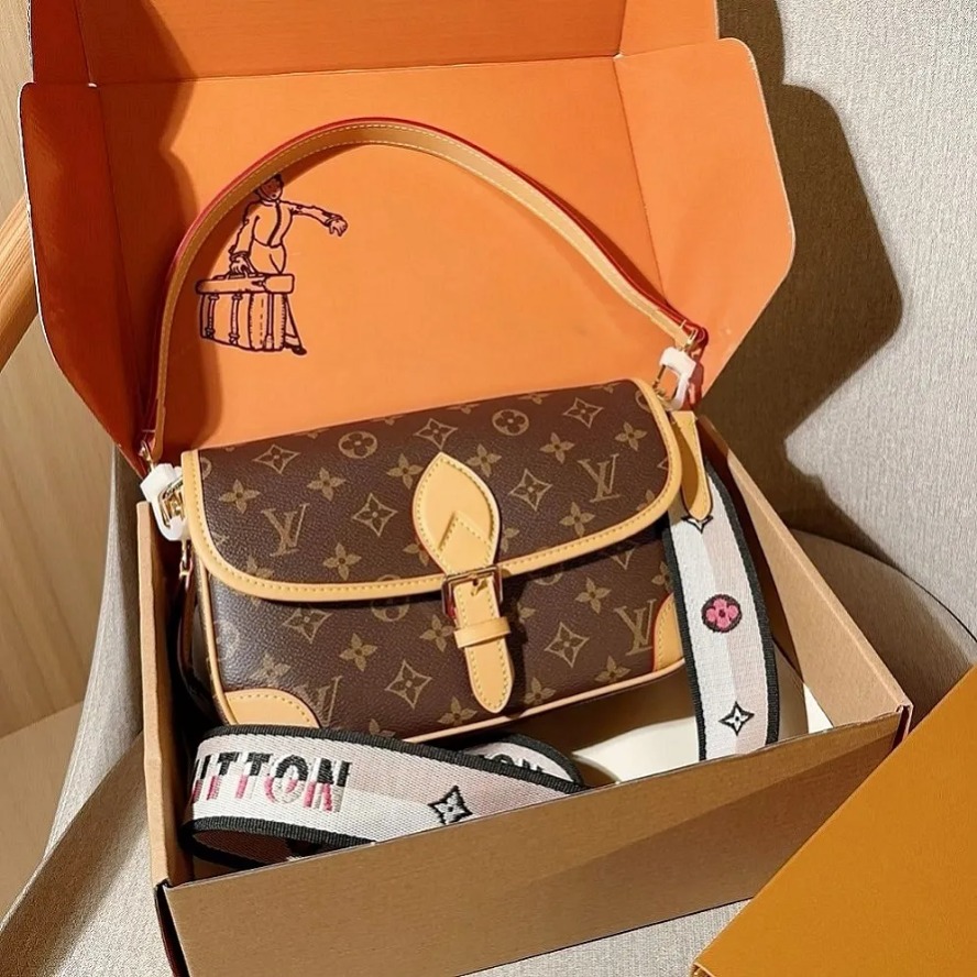 5A Designer Handbag Luxury Purse Wallet Shoulder Bags Crossbody Bags Womens High-Quality French Bag Fashionable Crossbody Bags Brown Classic Monogram Canvas Tote