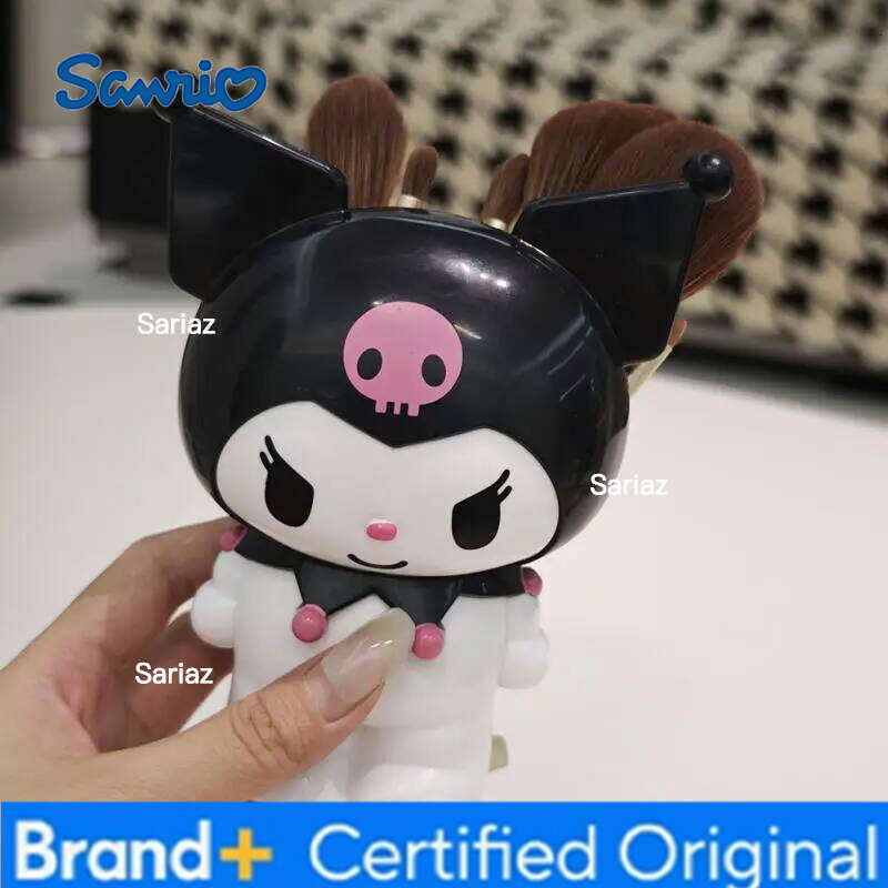 Sanrio Hello Kitty Kuromi Pen Container Cute My Melody Makeup Brush Holder Dormitory Desktop Ornament Storage Box Gifts H2601291