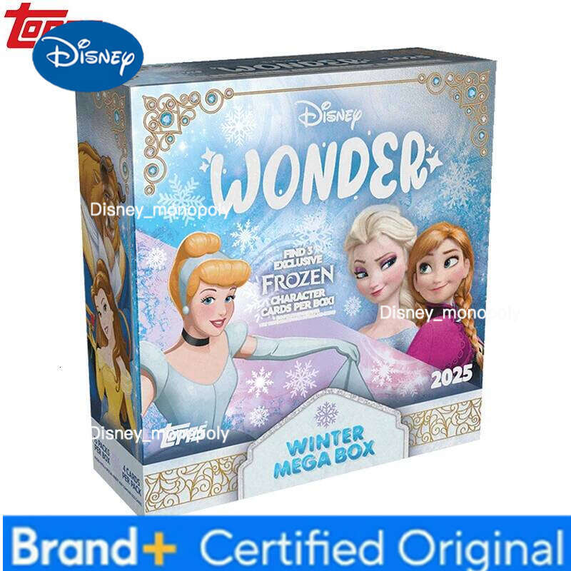 Disney New 2025 Topps Wonder Mega Box Sealed Case Trading Collection Card Child Gift H260129 H260129