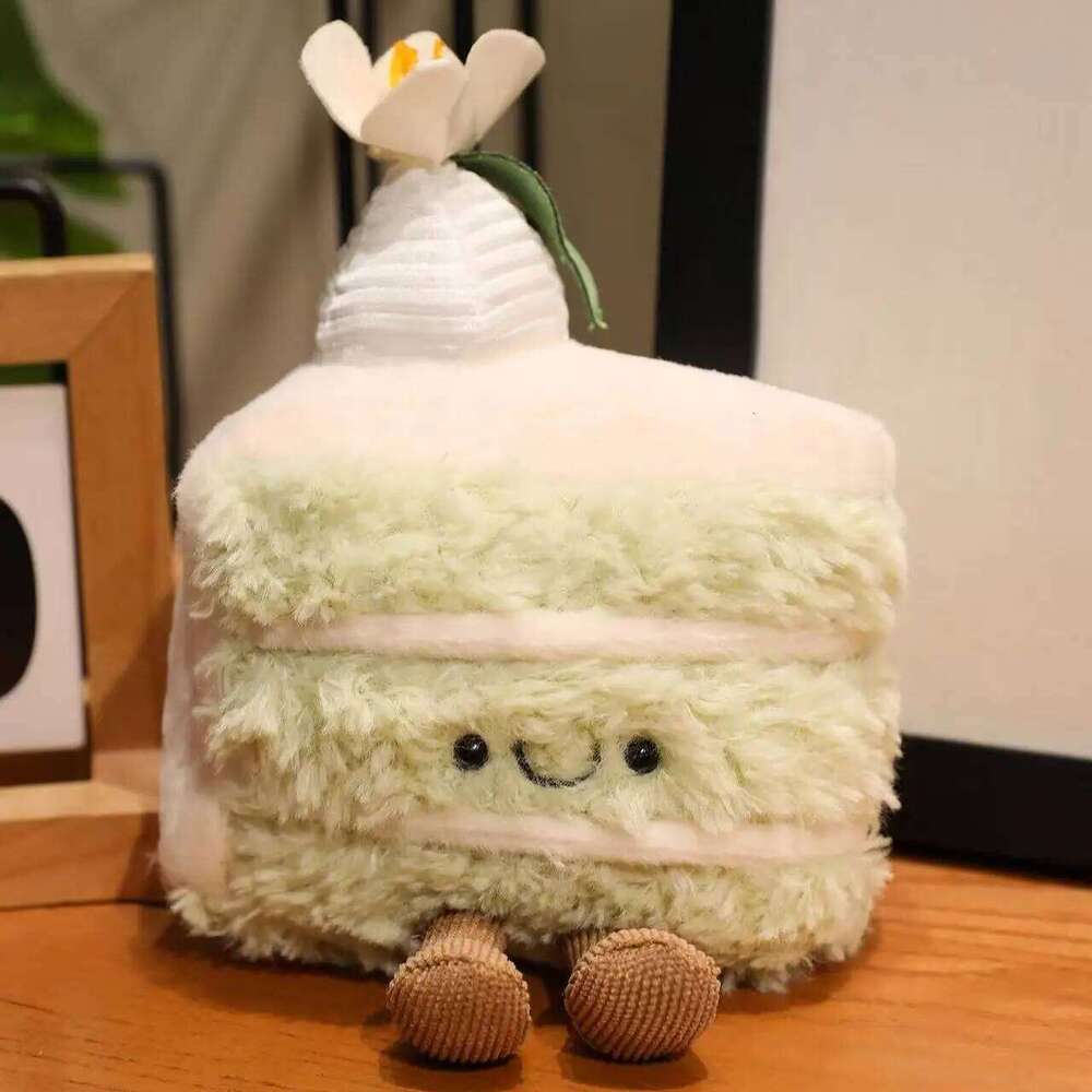 The latest sliced cake series Kawaii stuffed plush toy cartoon anime cute pillows children's birthday gifts fun dolls Y260128