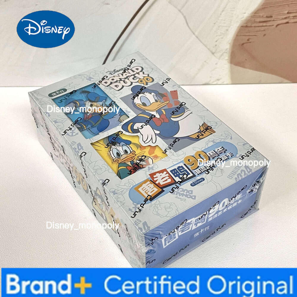 Disney Genuine Fun Cartoon Cute Donald Duck 90th Anniversary Anime Character Rare Film Peripheral Collection Card Gift H2601291