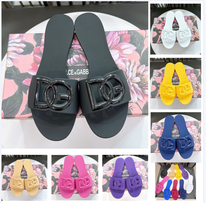Designer sandals luxury slippers bath slides rubber slippers luxury designer slippers summer outdoor women's men's beach flat slippers