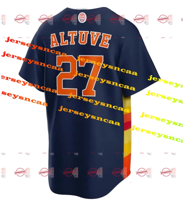 Custom City Jersey Jose 27 Altuve Jeremy 3 Pena Yordan 44 Alvarez Nolan 34 Ryan Walker Bagwell Tatsuya Imai Men Women Youth