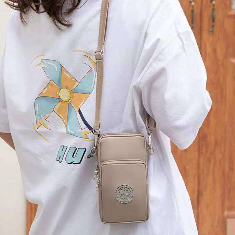 Unisex men and women's compatible mobile phone, versatile mini single-shoulder crossbody bag, sports arm bag XJ260129