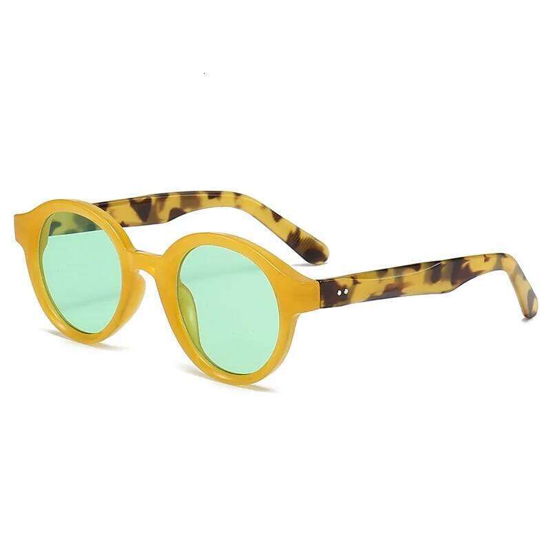 Vintage Candy Color Round Sunglasses Women Men Sun Glasses Female Fashion Luxury Brand Shades UV400 Oculus Lunettes de soleil H260129