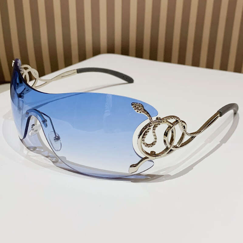 Y2K Snake Sunglasses Pattern Purple Pink Large Frame Street Style for Driving Outdoor Daily Wear Gift High Quality 1 Texture