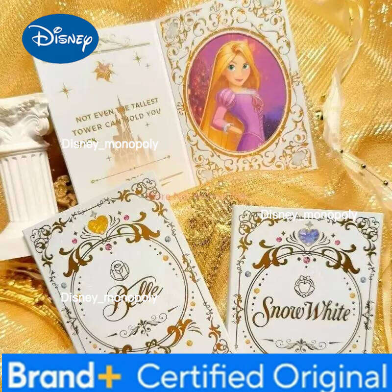 Disney Genuine Card.Fun Princess Magic Fairy Tale Series Anime Collection Cards Mistery Box Board Games Toys Birthday Gift H260129