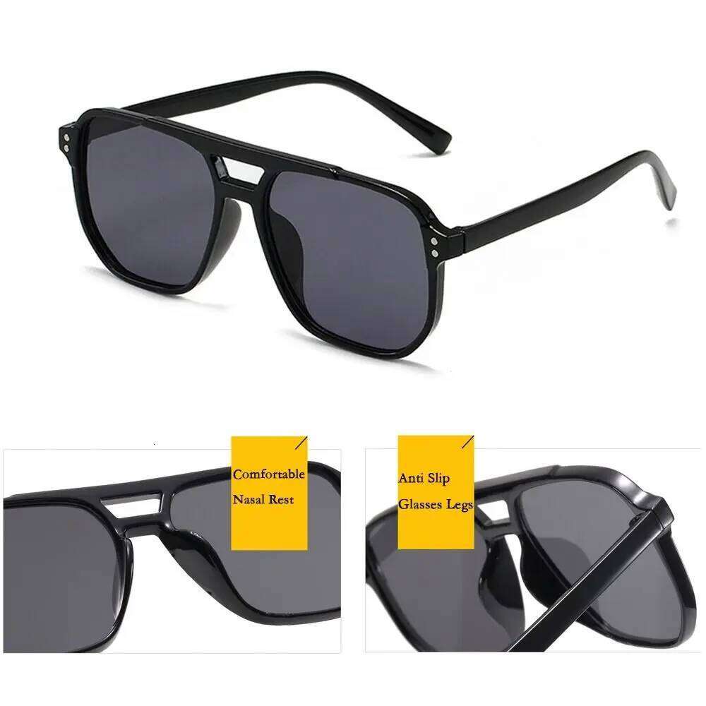 Punk Square Frame Anti-UV Travel Accessories Retro Sunglasses Beach Eye Protection Black Shades Glasses for women men H260129