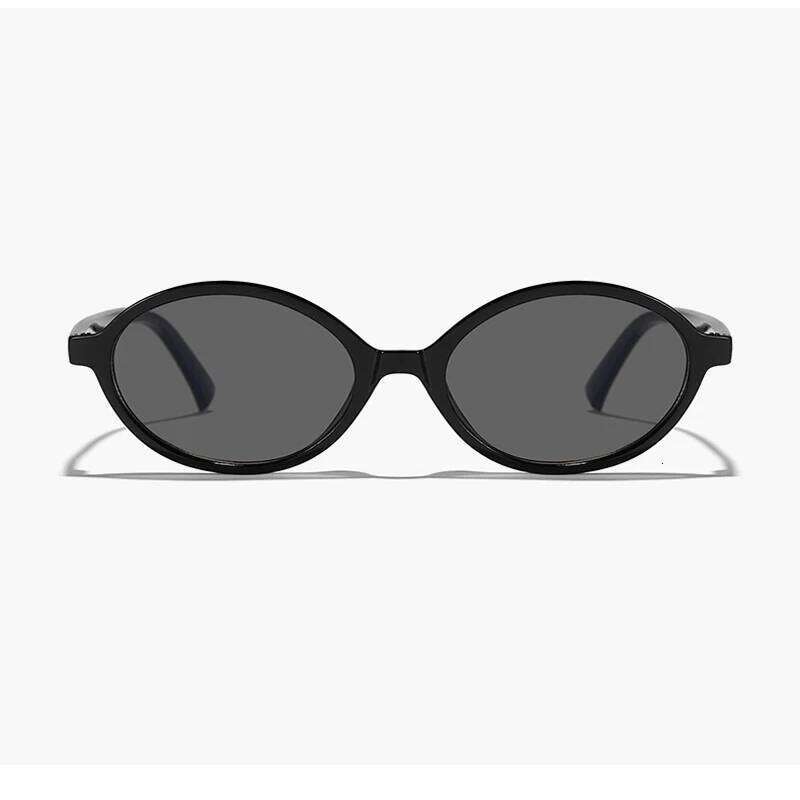 Sexy Small Oval Leopard Sunglasses Women Lovely Ins No Makeup Plain Frame Men Eyewear Cute Decorative Computer Glasses H260129