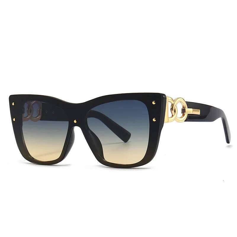 Oversize Cat Eye Sunglasses Women Brand Designer Retro Sunglass Pilot Sun Glasses Female UV400 Lens Eyewear H260129
