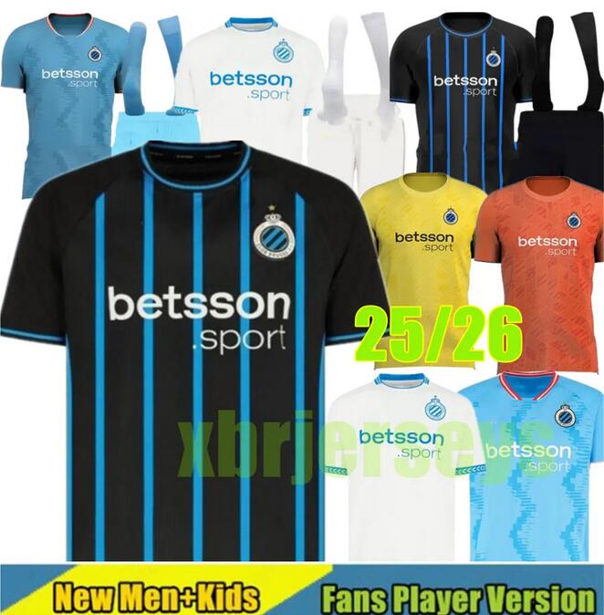 25 26 ClUb BrUGge Soccer Jerseys Men Kids Bruges 2025 2026 SKOV OLSEN Maillot De Foot MEIJER ONYEDIKA Home Away BUCHANAN VANAKEN Bruges Football Shirt BrUGge