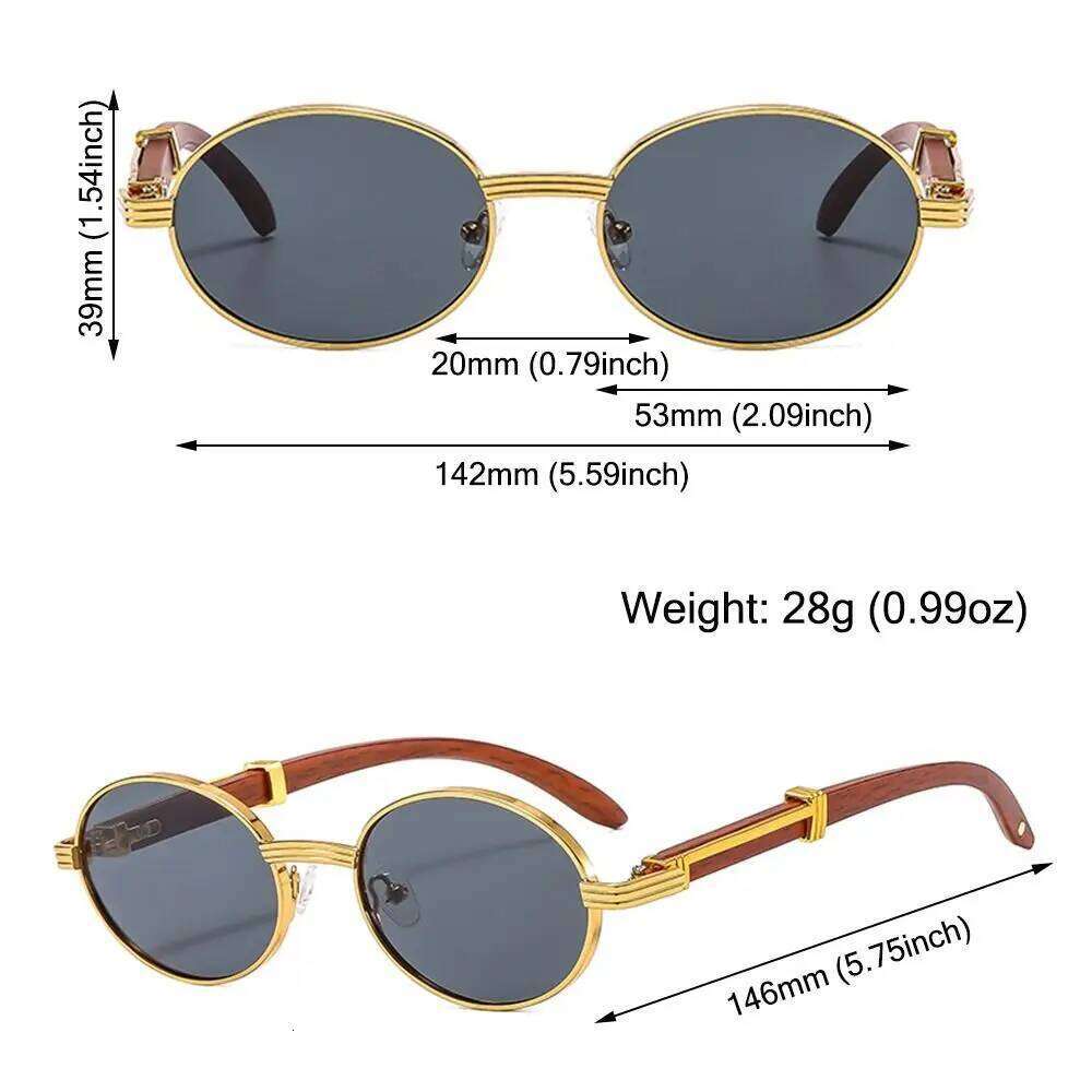 Luxury Oval Sunglasses Women Fashion Retro Female Round Sun Glasses Trendy Lady Shades Popular Brand Designer Eyewear UV400 H260129