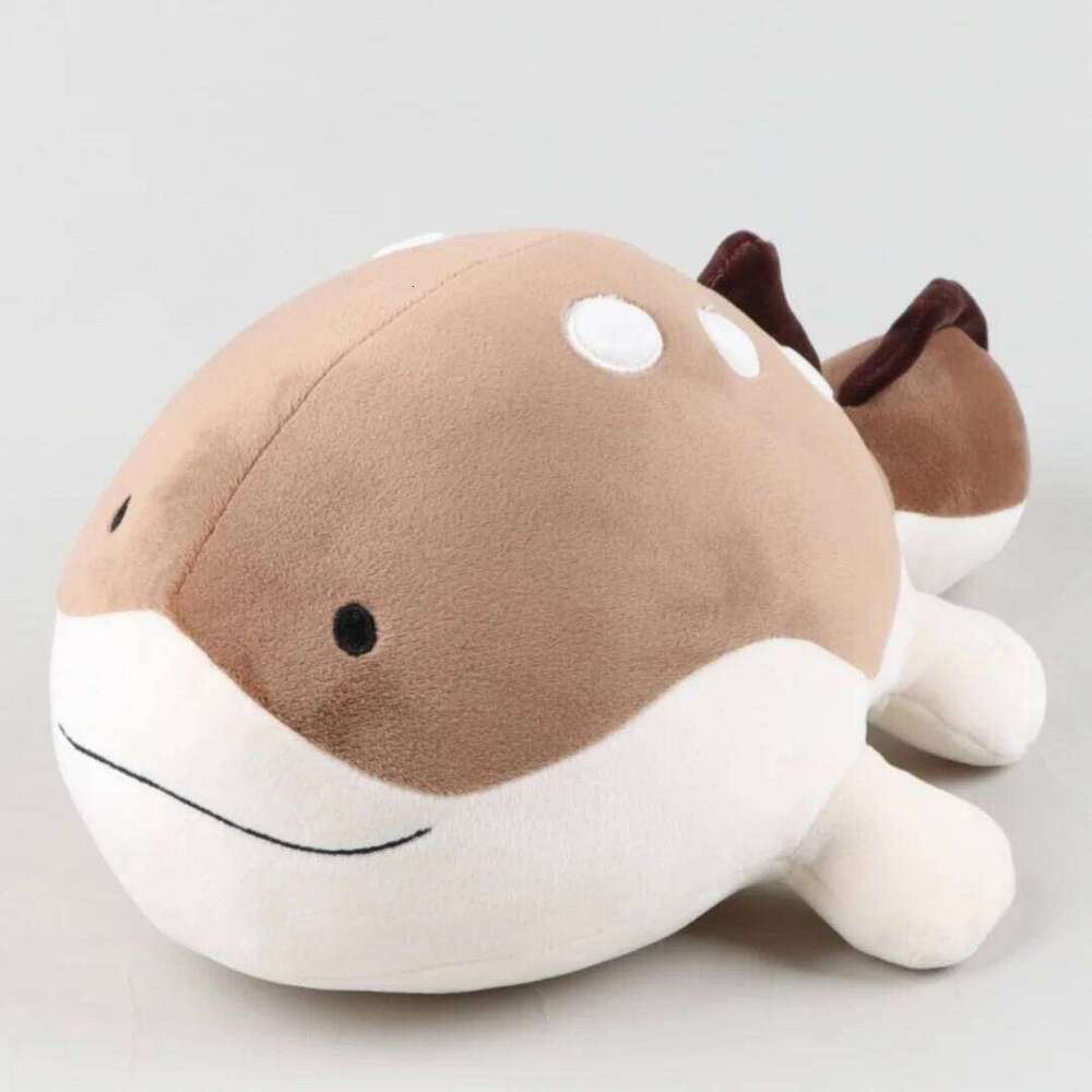 35cm Plush Toy Pufferfish Soft Stuffed Plushie Doll Great Birthday Gifts Game Character Clodsire for Friends Room Decor Y260128