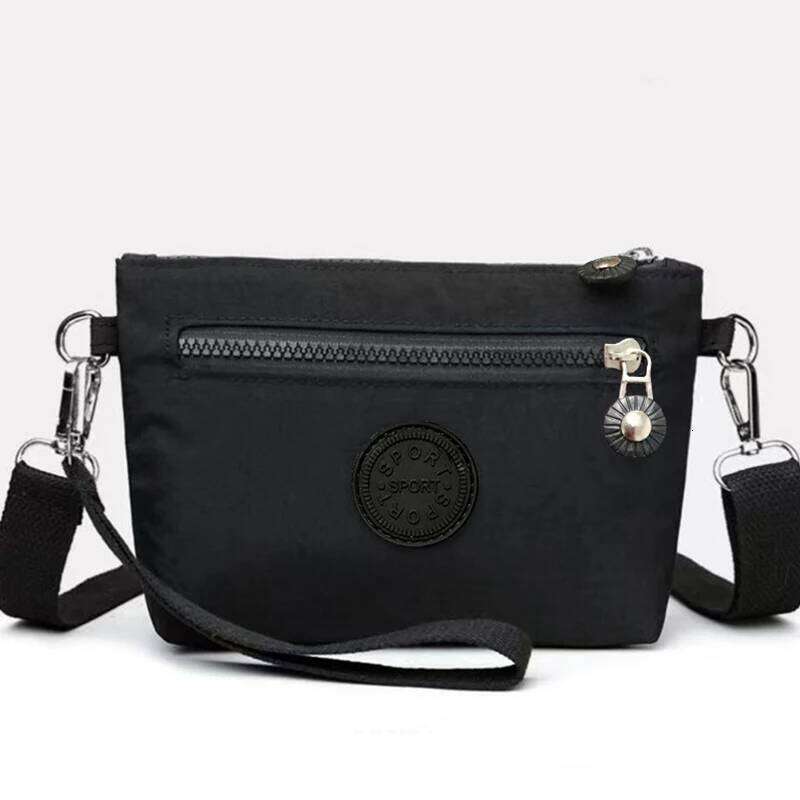 Neutral style men's women's mini shoulder bags in nylon material, suitable for travel and business use. XJ260129