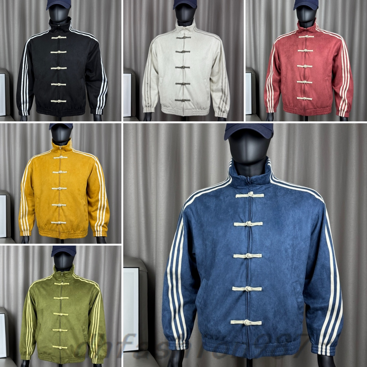 Tang jacket 26 Man Jacket casual individual and fashionable silk Chinese New Year jacket standup collar buttonbutton jacket classic loose Tang suit jacket for women