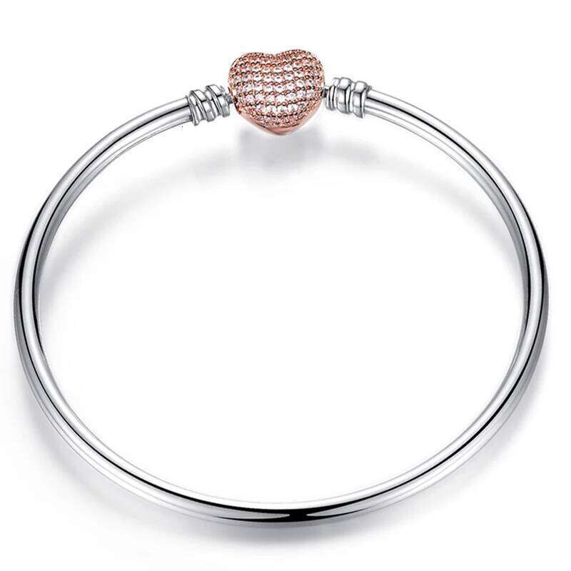 High Quality Real Forever Love Charm Bangles For Women Fit Original Brand DIY Beads Fine Bracelet Jewelry Special Offer H260129