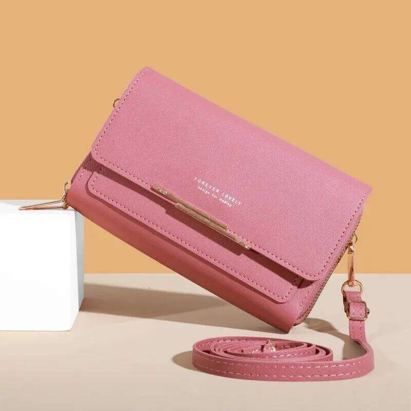 Women's Wallet Korean Handbag Multi Card Large Capacity Casual Shoulder Bag Mobile Phone Packet Fashion New Style XJ260129