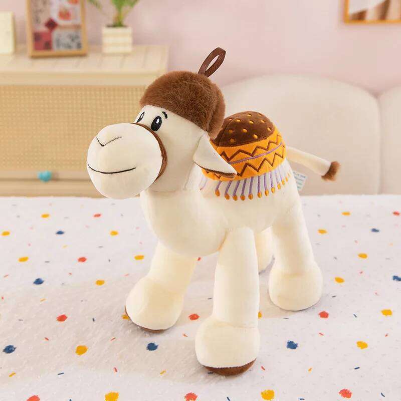 Cartoon cute desert camel doll birthday gift travel commemorative toy Y260128