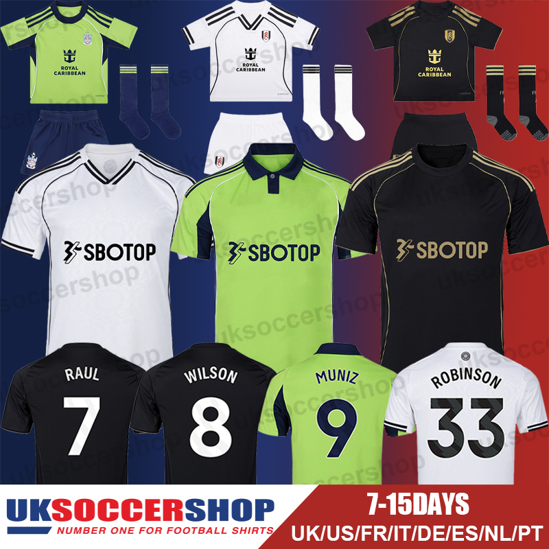 Fulham Football Jerseys 25 26 Soccer Jerseys Retro Football Shirts Tops Kits Men Kids Women Fans Player 3XL 4XL