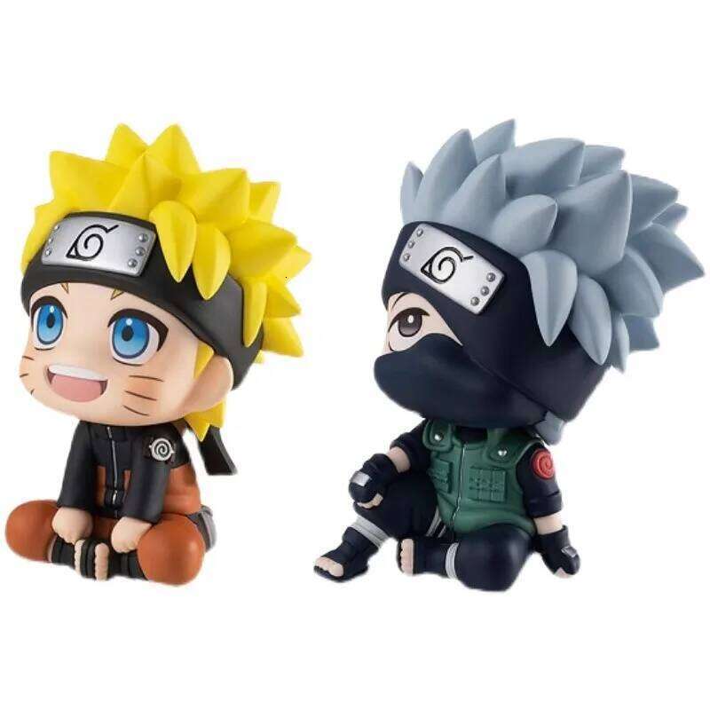 Popular Naruto anime Kakashi action Q version models cute Sasuke Itachi figures car decoration accessories toys Z260129