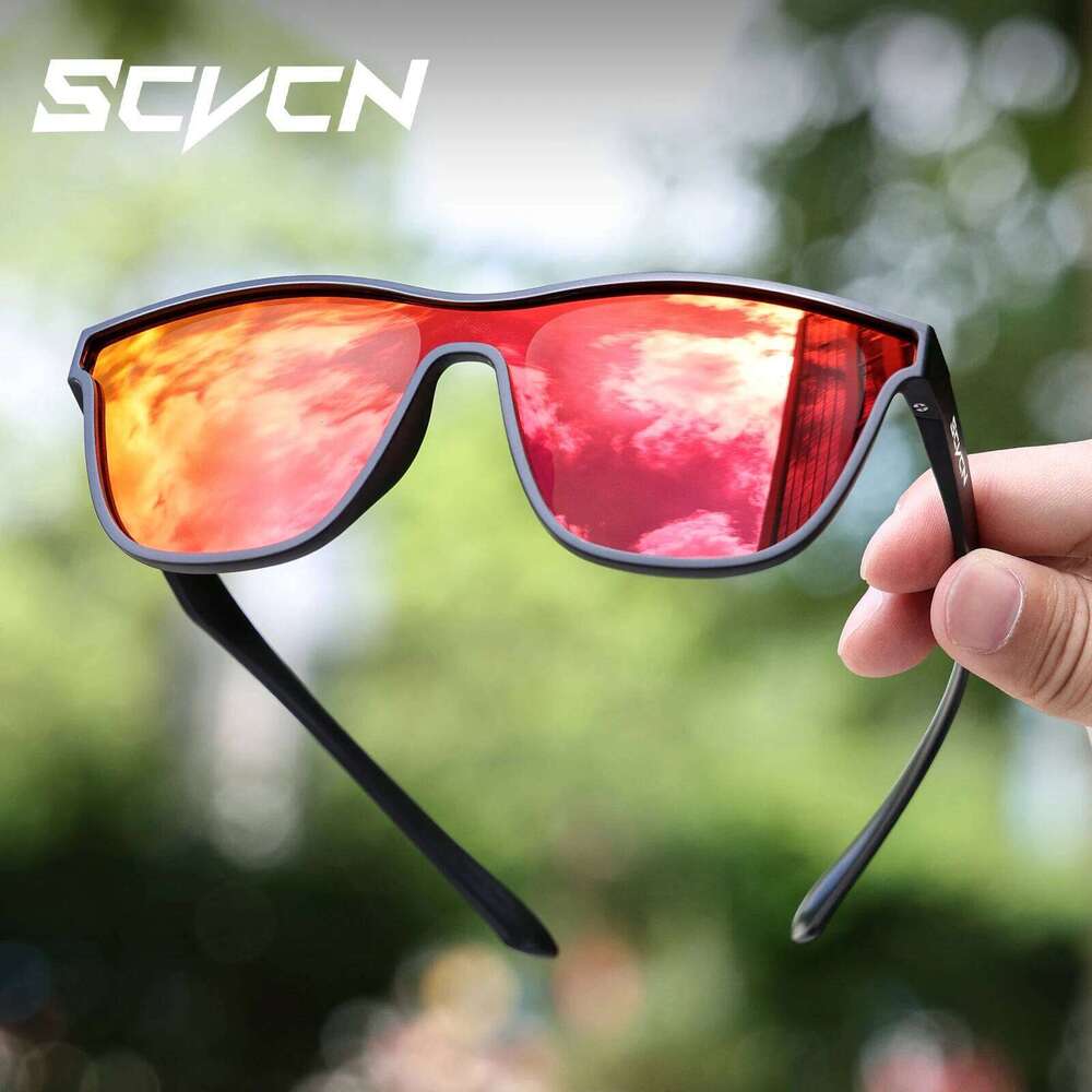 SCVCN Polarized Fishing Fashion Running Sports Sunglasses Outdoor Hiking Drive Casual Glasses MTB Cycling Glasess H260129