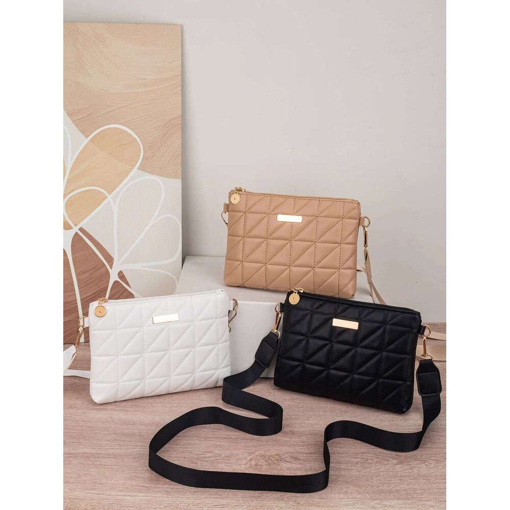 Small square handbag, mini phone new style bag, compact embroidery, fashionable ladies' coin purse triangle XJ260129