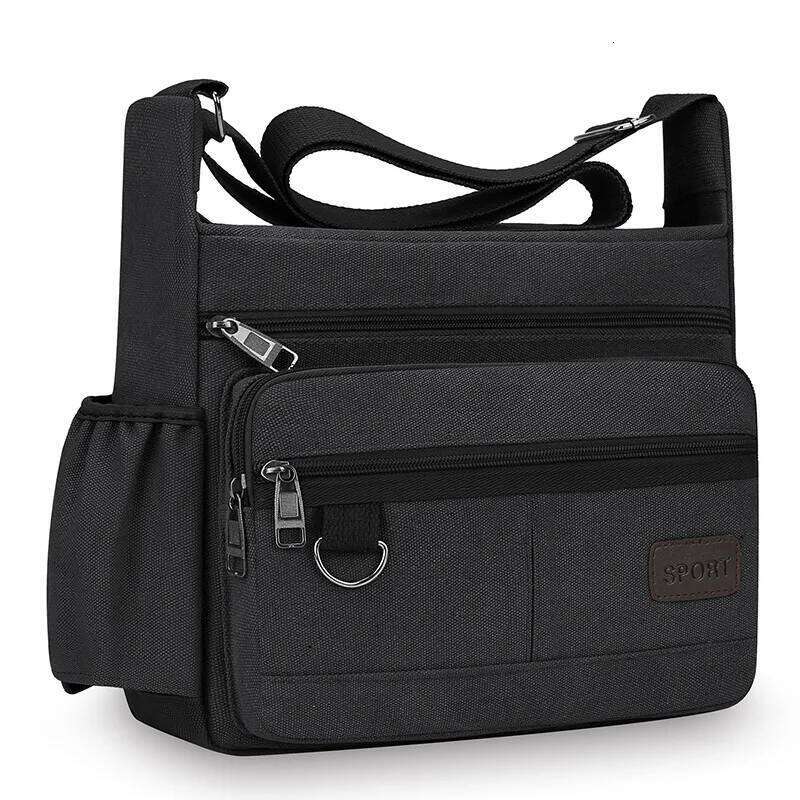 Men Canvas Shoulder Casual Tote Travel Men's Crossbody Bag Luxury Messenger Bags Fashion High Quality Handbag XJ260129
