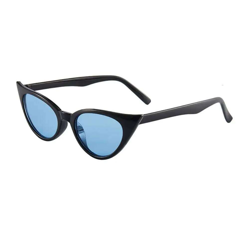 Trendy Small Frame Cat Eye Shape Sunglasses Colorful UV 375 Protection Shades Summer Eyewear for Women H260129